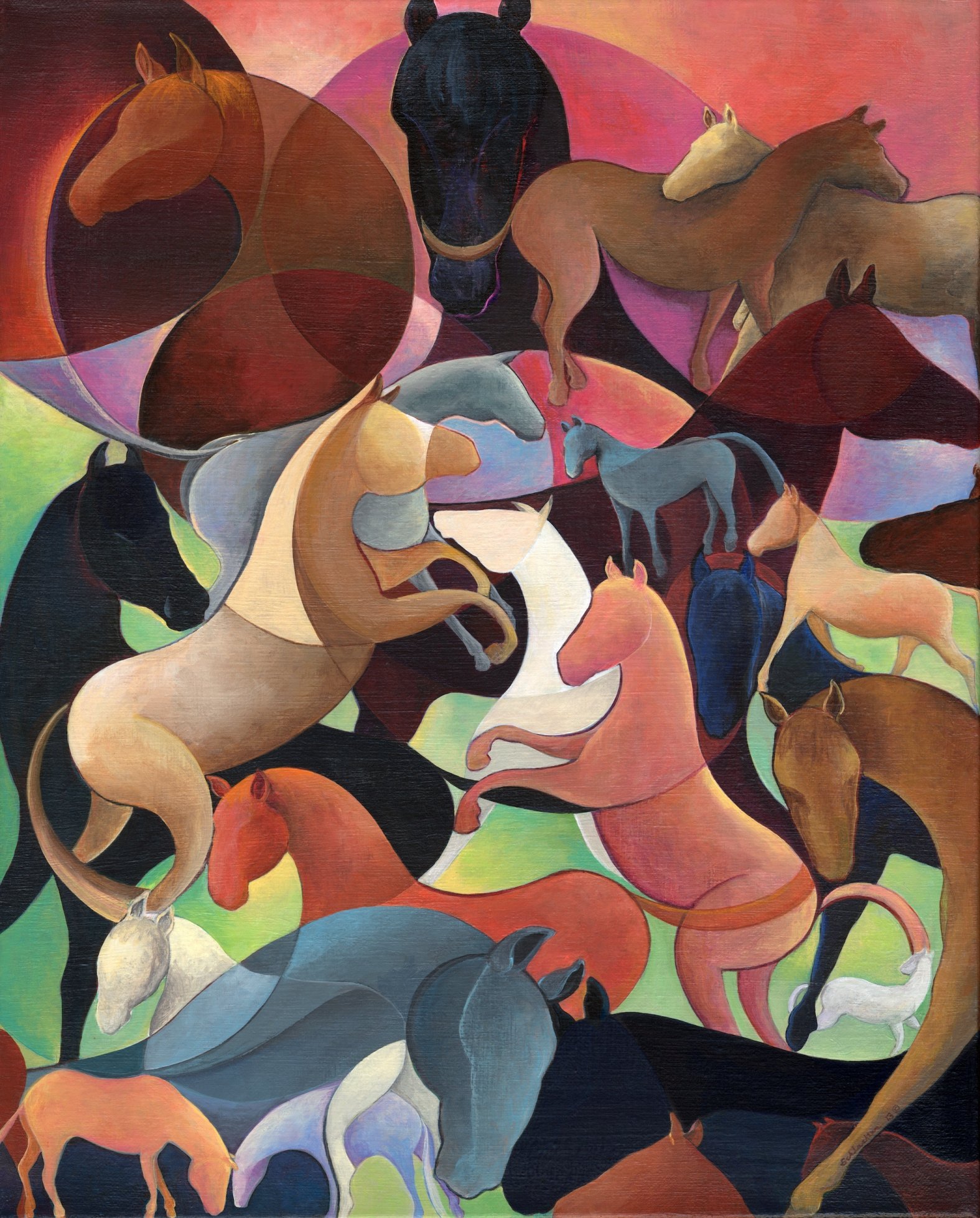 Horse Play Giclée